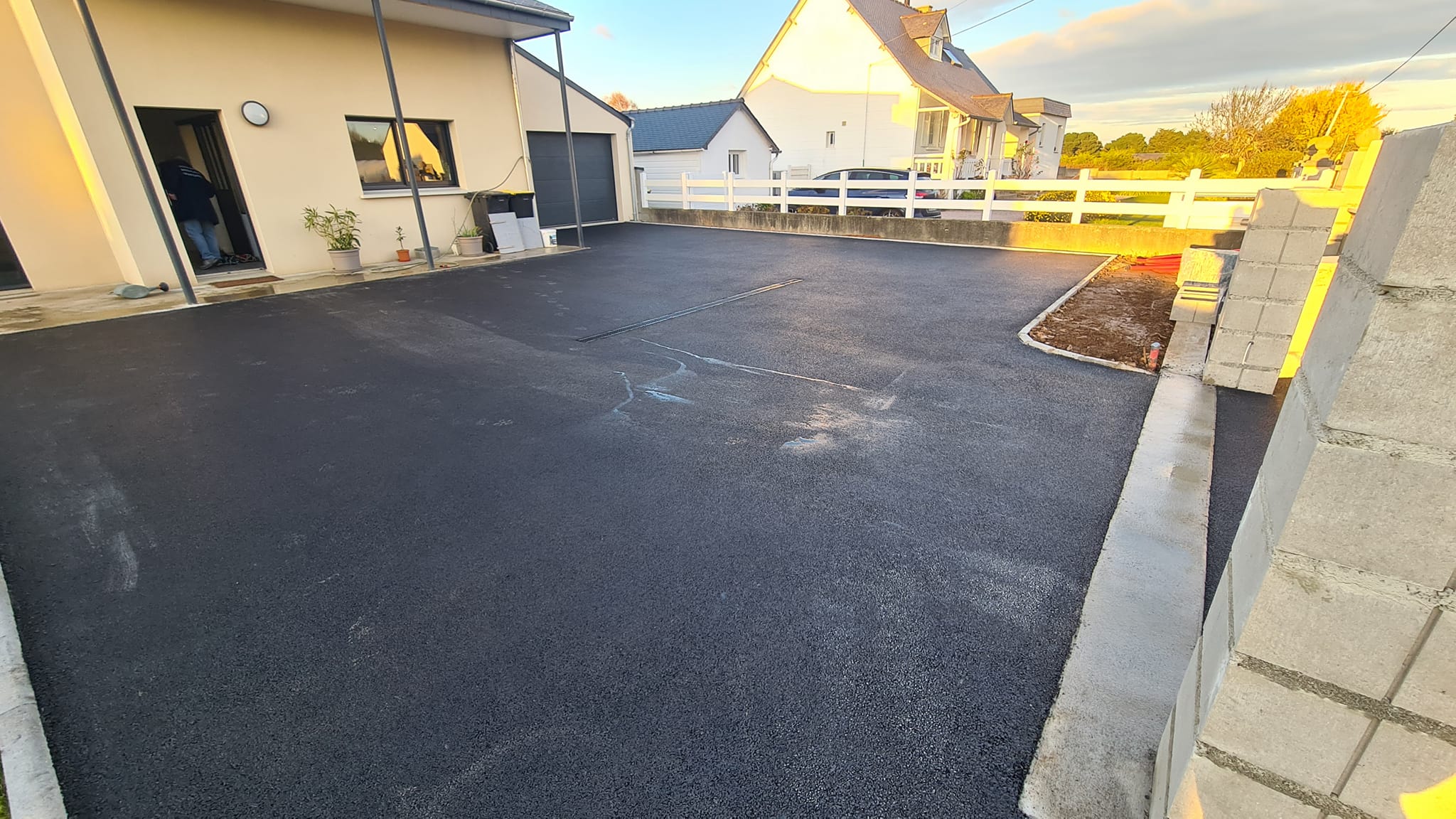 terrassement et enrobé à plouézec